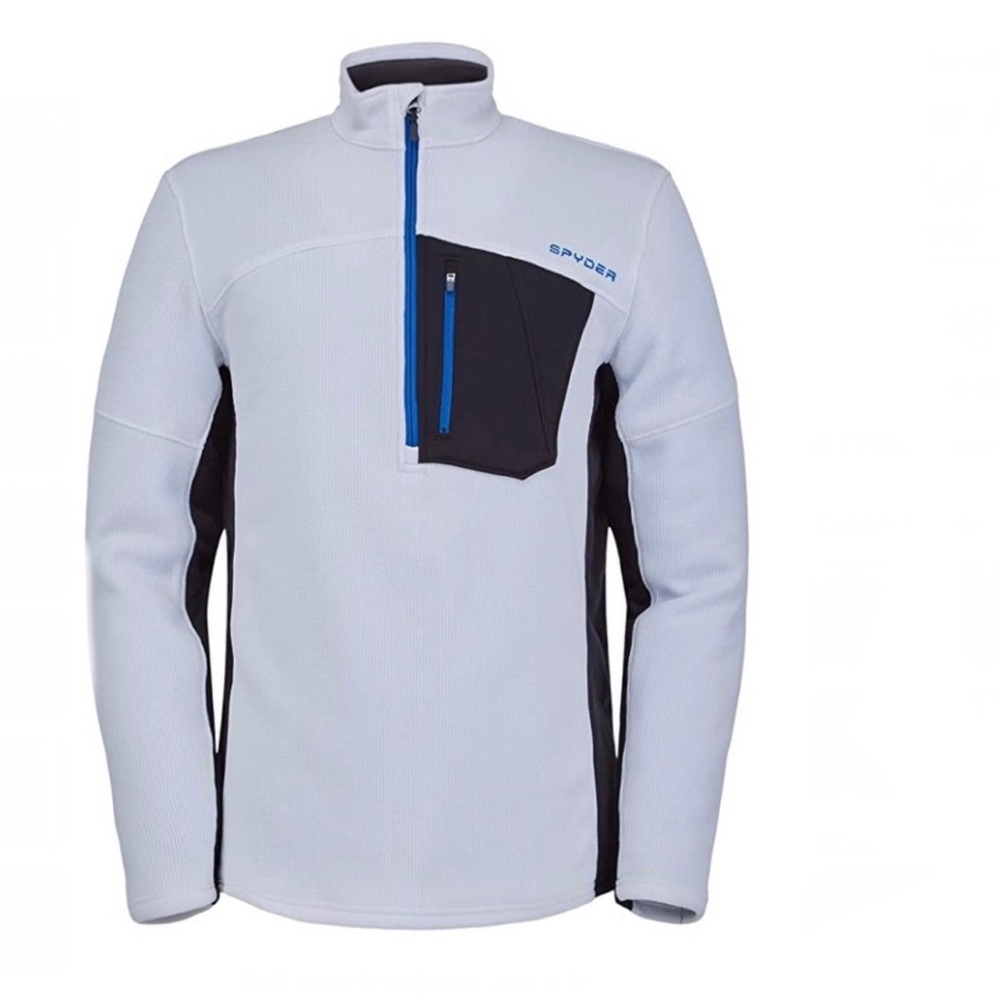 Spyder White and Black Jacket with Blue Accents